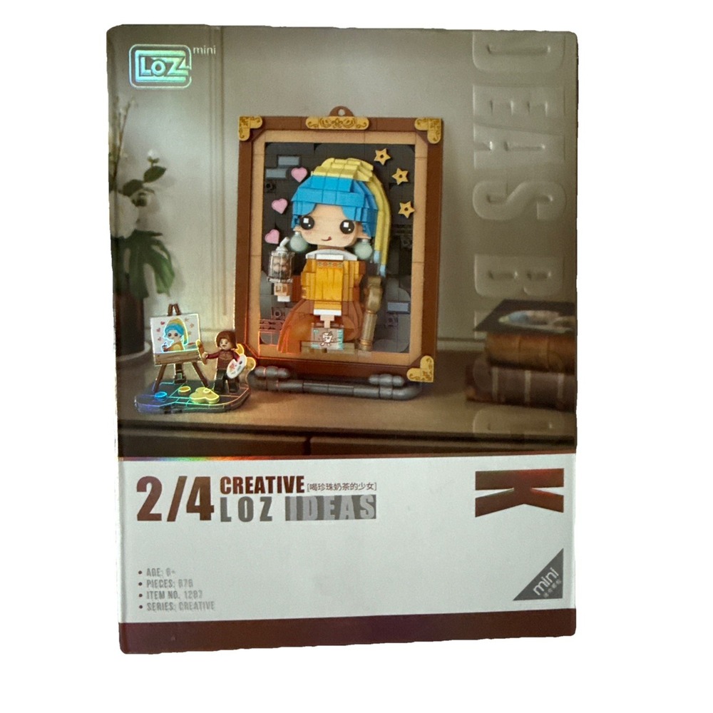 LOZ mini Blocks Building Toys Gift Pixel Painting Bricks Home Decor 1286 & 1287 - Picture 4 of 5